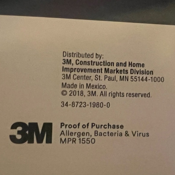 FILTRETE HVAC Filter 16" X 25" X 5". 1550 MPR. High Performance Electrostatic - Picture 9 of 15